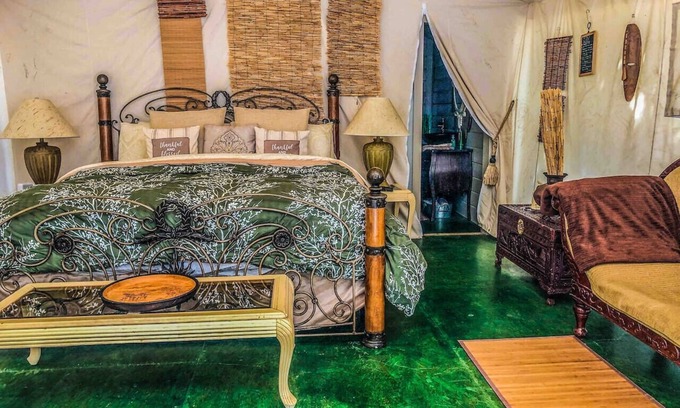 Palisades RV Rental | Pet Friendly Zen Luxury Glamping tent