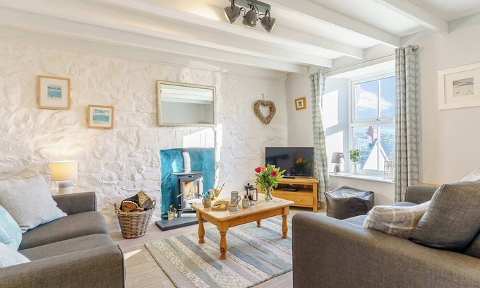 Goodwick Cottage | Picked for its wonderful character and charm and stunning sea views to enjoy.