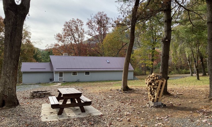 Sabinsville House | pine creek lodge with pine creek views secluded on 5 acres