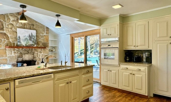 Oneonta House | Pine Haven - Nestled among towering evergreen trees