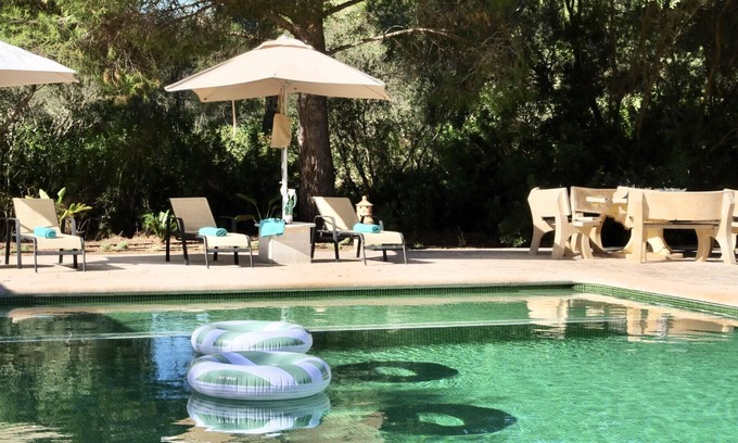 Portocolom Villa | Pine Tree House Espiga Quiet Holiday House with Pool in Porto Colom, Perfect for Families & Relaxation