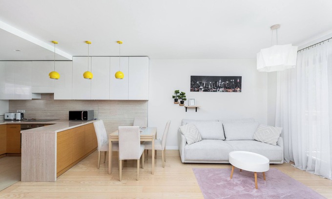 Krowodrza Apartment | Pink Blush Haven Apartment