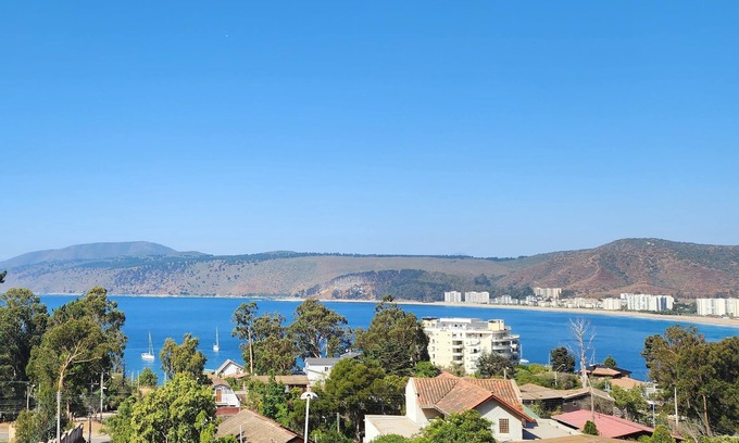 Papudo Apartment | Piscina y vista al mar AC700A204