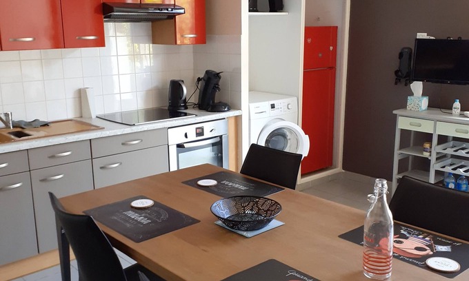 Hardelot-Plage Apartment | Pleasant apartment with garden level