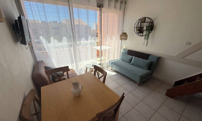 Palavas-les-Flots Apartment | Pleasant studio with balcony close to the beach