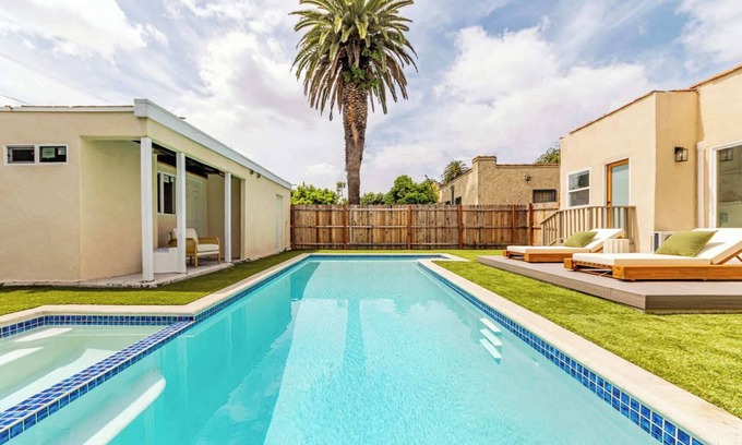 Mid City House | Pool & Fire Pit Sunny 4-Bedroom