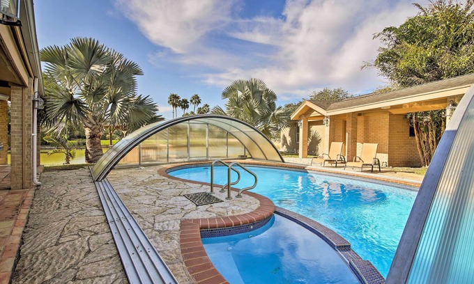 Harlingen House | Pool & Game Room: Waterfront Harlingen Home