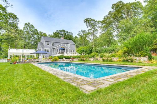 Stevenson House | Pool, Gardens and Hot Tub Luxe Sandy Hook Home!