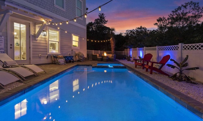 Emerald Waters Village House | Pool/Hot Tub, BeachView, Golf Cart | Beach Kissed Bliss