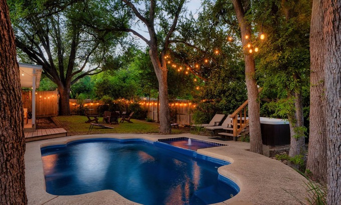Round Rock West House | Pool & Hot Tub! Luxury Escape Gym & Gameroom!