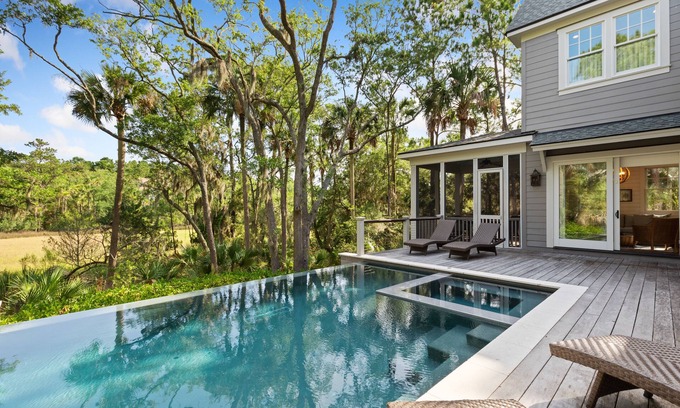 Vanderhorst Plantation House | Pool, view, stunning interior, perfection!