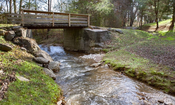 Roseland House | Possum Trot Farmhouse - Wedding & Event Venue, Lodging for 18, Stone Fireplace