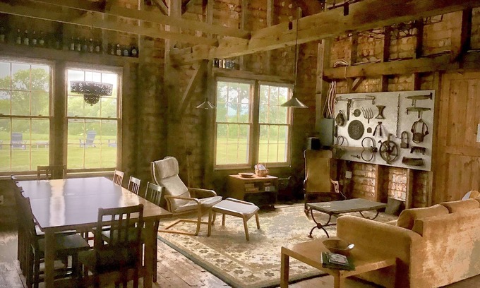 Addison House | Post-and-Beam Barn with Lake Access