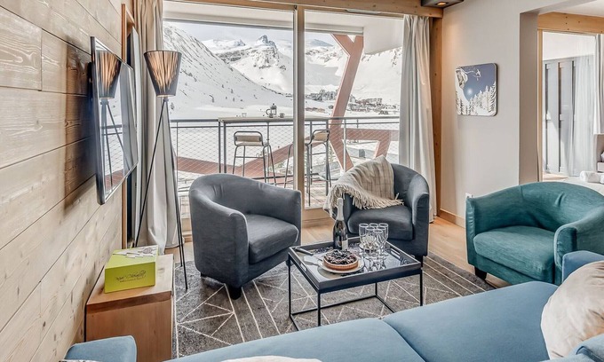 Tignes le Lac Apartment | Premium Apartment 4* - 3 Bedrooms - 6 Pers - South Balcony - Wifi