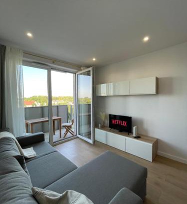 Katowice Apartment | Premium Apartment with Private Parking near City Center