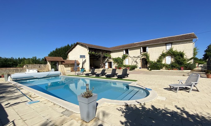 Montegut-Arros House | Pretty family house with swimming pool and view of the mountains