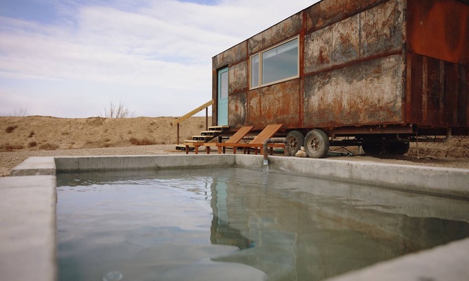 Fremont County Apartment | Prickly Pear Tiny Home - Soaking Included