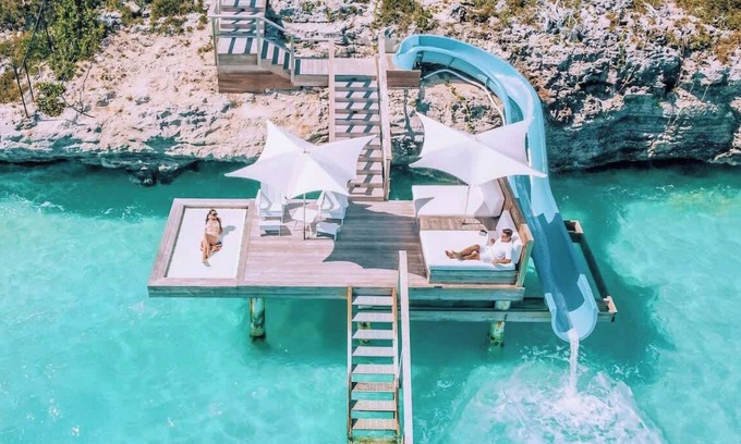Providenciales Villa | Private Oceanfront Luxury | Infinity Pool + Slide