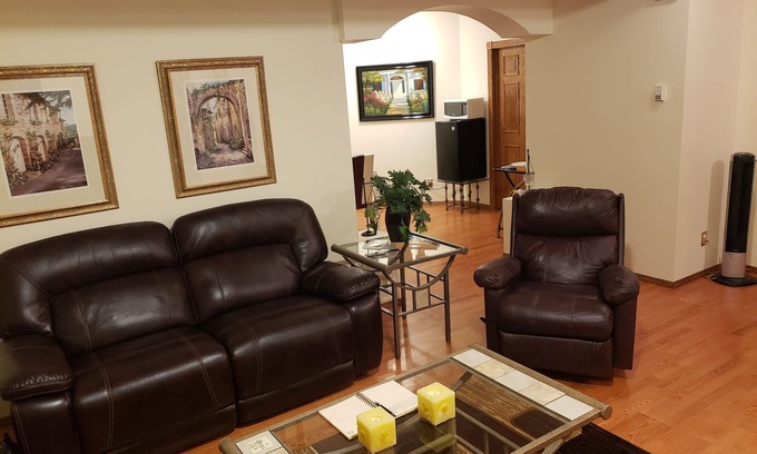 Chestermere Resort | PRIVATE 1 B/R Suite in Upscale formerShowhome . 4 MIN walk to Lakeside beach Pk