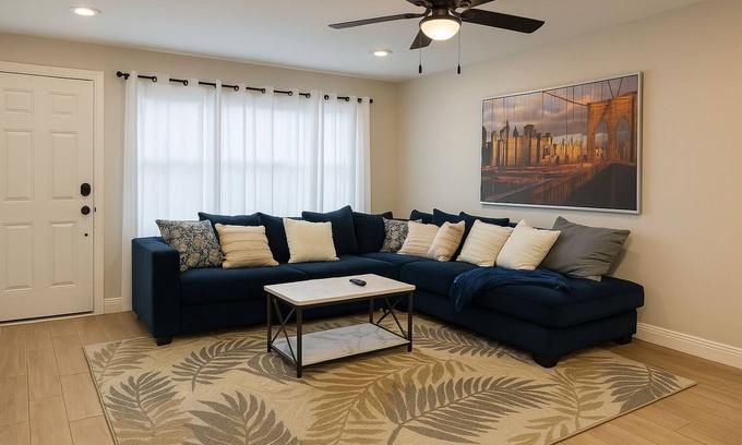 Irvington Apartment | Private 3BR Apt: Sleeps 8, 5 Beds, Group-Friendly, Wi-Fi, Parking, Near NYC
