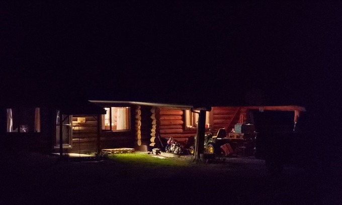 Regional District of Fraser-Fort George House | Private 5 Acre Campsite Setting with Rustic Log Cabin