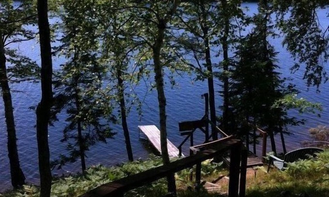 Watersmeet House | Private and Peaceful Lakefront Home on Lindsley Lake on the Cisco Chain of Lakes