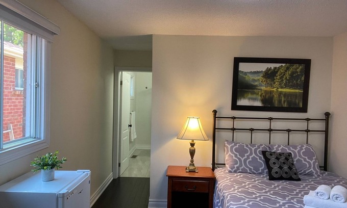 Milliken House | Private bathroom bedroom, laundry, kitchen, free parking, fiber WI-FI