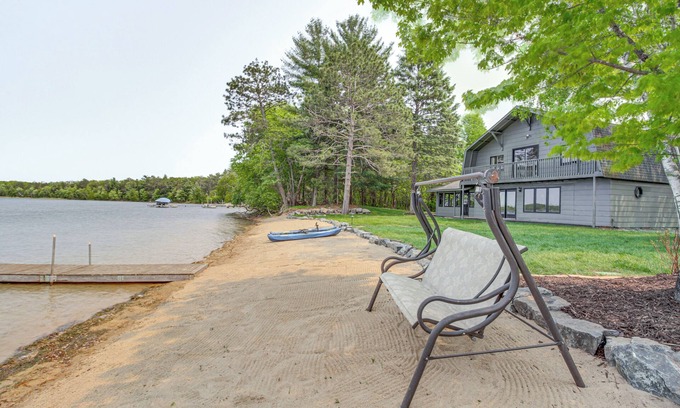 Brainerd House | Private Beach: Lakefront Escape in Brainerd!