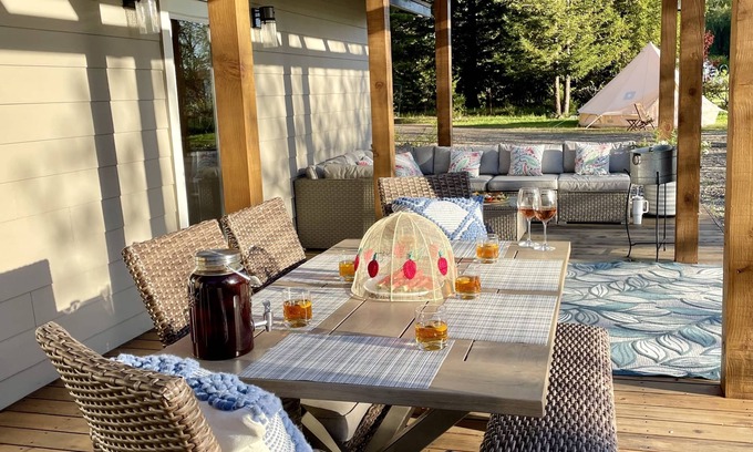 Potter Valley House | Private Countryside Home & Seasonal Glamping Tents - ZEBRA Farm tour!