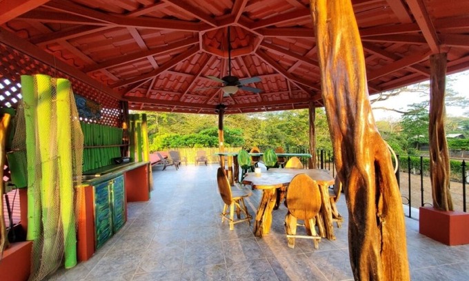 Playa Agujas House | Private jungle oasis w/pool and rooftop bar - 2 min walk to the beach!