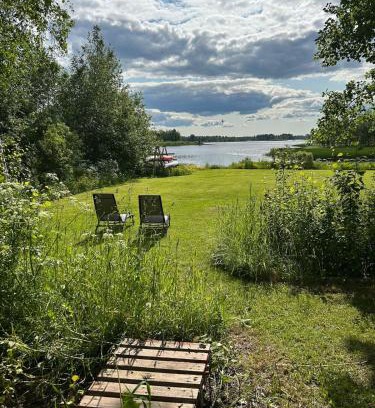 Jamijarvi Apartment | Private large beach, 3 bedrooms, kitchen, living room, 2 bathrooms, terrace