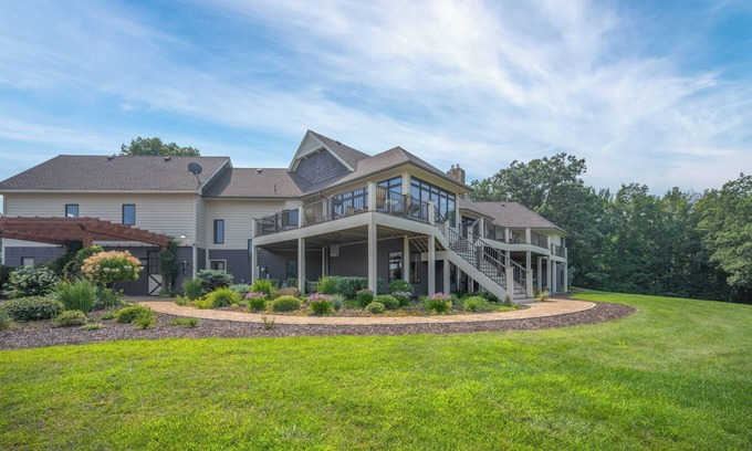 Amery House | Private Lower Level Rental on Bear Trap Lake 4 Beds 2 Baths on 6 Acres