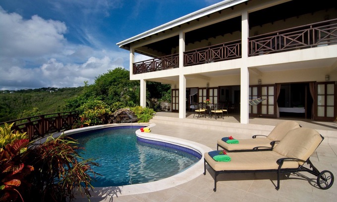 Spring Estate Villa | Private Luxury Vacation Villa In Lush Tropical Setting With Stunning Ocean Views