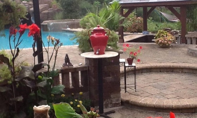 Montville House | Private Mansion Theater Hot Tub Grotto Cave And More. Outside use only !