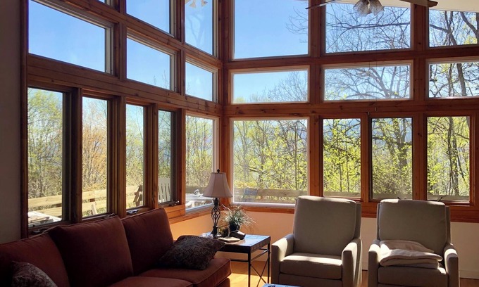 Walker-In-the-Hills House | Private mountain cabin with hot tub and year round access.