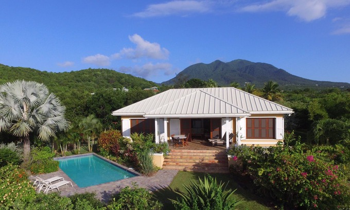 Westbury Villa | Private Nevis Villa with Stunning Views of St Kitts and Caribbean Sea