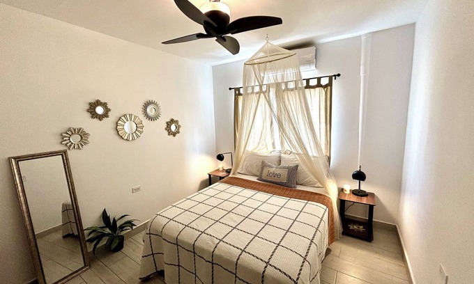 Belama Phase 2 Apartment | Private One-Bedroom Retreat - Relaxing Patio, Free Bikes