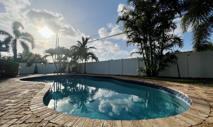 Boca Raton House | Private Paradise, Heart of East Boca Raton- Family vacation/flexcation friendly!