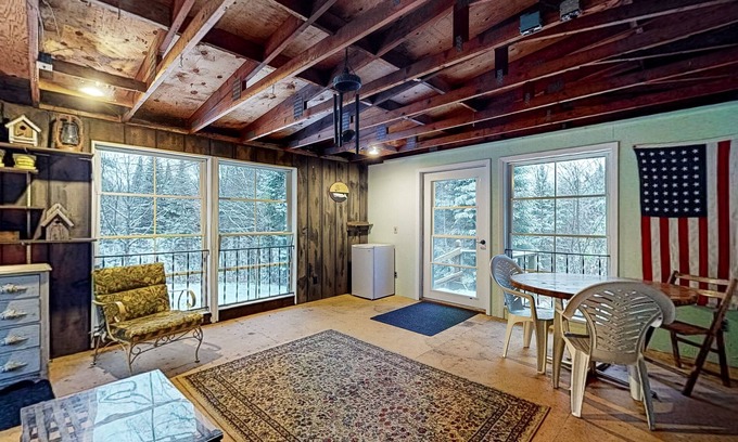 Northfield House | Private & peaceful dog-friendly mountain retreat with porch, fireplace, & W/D