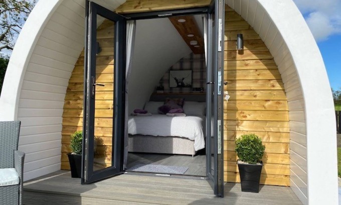 Ballycastle Cabin | Private Pod and Hot Tub 5 minutes from the Beautiful Coastal town of Ballycastle