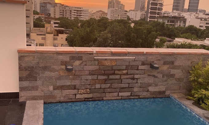 San Antonio Apartment | Private Rooftop with small pool & BBQ area