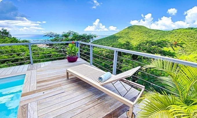 Almond Grove House | Private room in Villa Casa Blue pool sea view