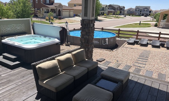 Peyton House | Private Swimming Pool and Hot Tub