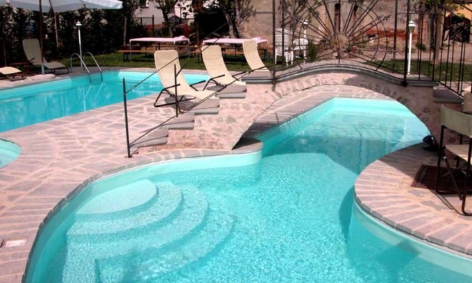 Piosina Villa | Private Villa with private pool, hot tub, A/C, WIFI, TV, veranda, pets allowed, panoramic view