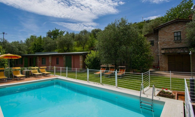 Pieve a Nievole Villa | Private Villa with hot tub, private pool, internet, A/C, TV, patio, panoramic view, parking