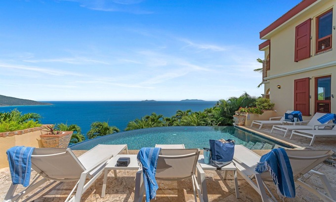 Estate Lovenlund Villa | Private Villa*MagensBay *Ocean front* Private Pool
