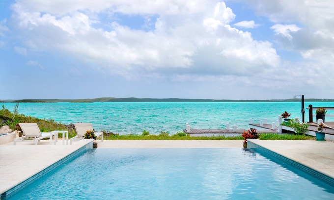 Ocean Point Villa | Private Waterfront On Chalk Sound, 3 Bedroom, 3 Bath