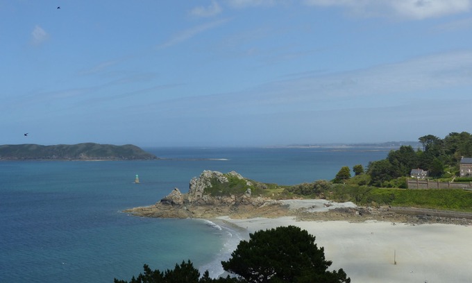 Perros-Guirec Apartment | PROMO - Duplex PANORAMIC SEA VIEW, Quiet and close to the BEACH