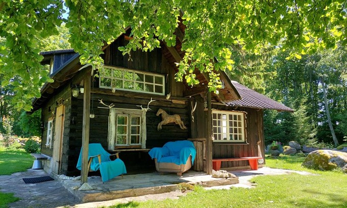 Puise House | Puise saunahouse and outdoor kitchen at Matsalu Nature Park
