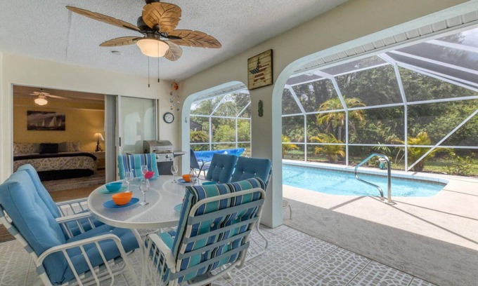 Charlotte Harbor House | 🥇 Quiet 3bd villa with a private pool (CH888)